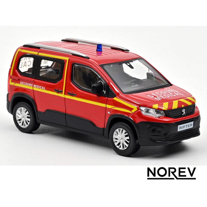 Véhicule miniature Peugeot Rifter VSM Pompier NOREV