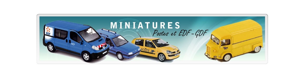 Voiture miniature Poste EDF et DDE DIR – Autos miniatures 43QuaideJavel